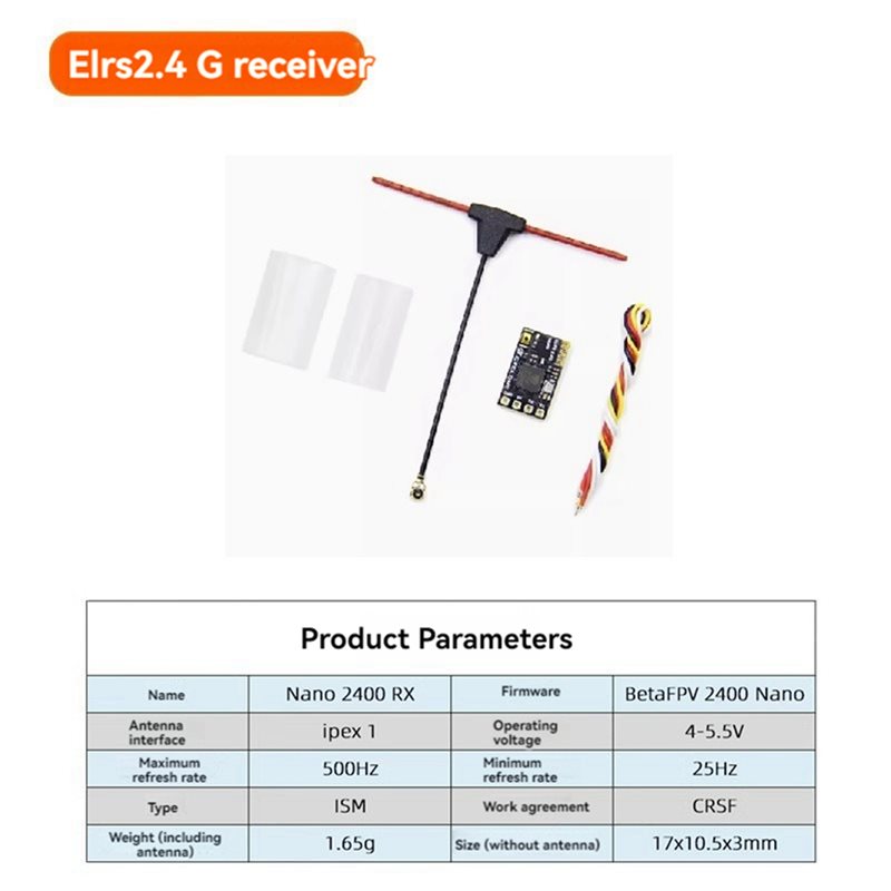 Antenna 2.4Ghz - Приемник ABXE-5X ELRS 2,4 ГГц NANO