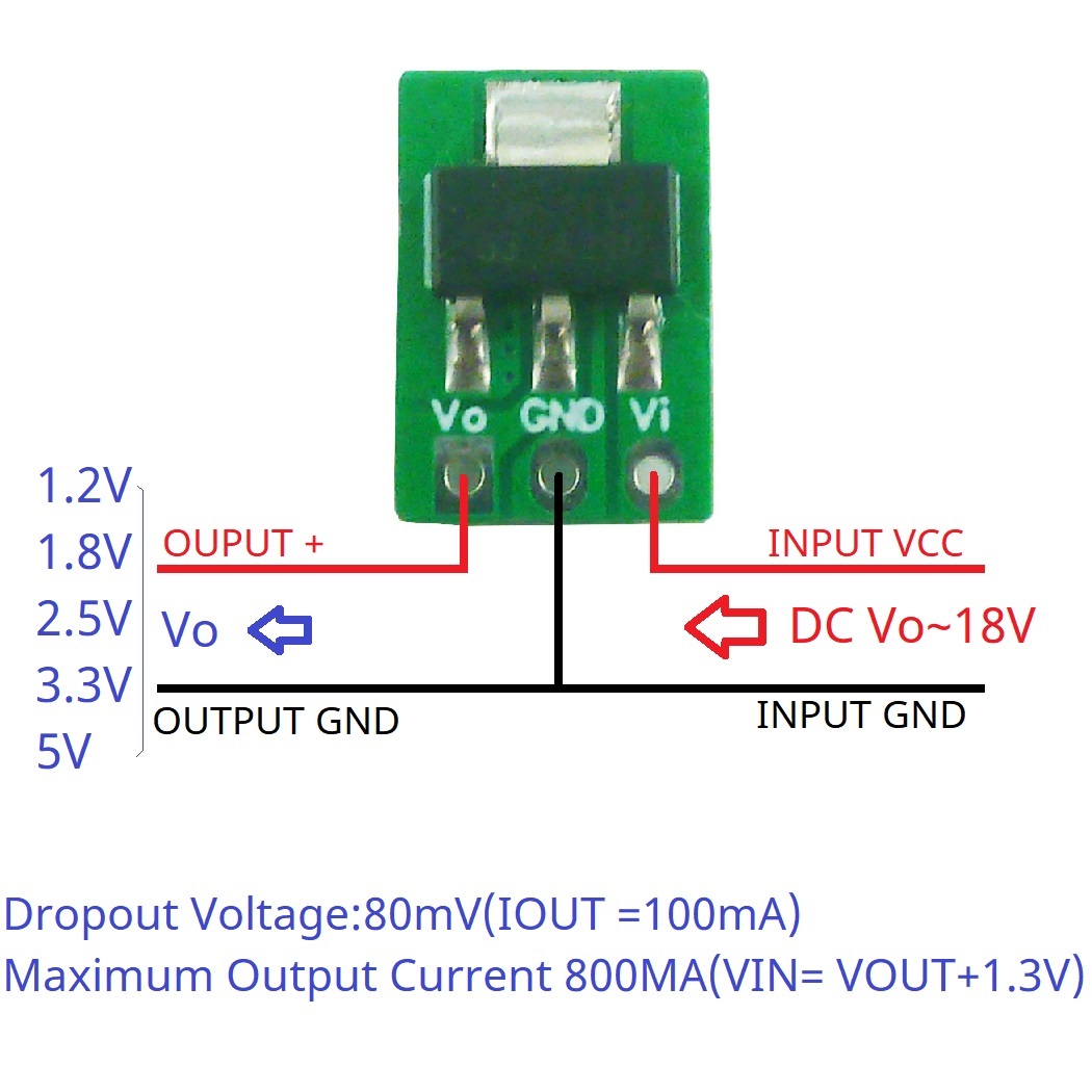 Esp32 Step Down Buck - Для Arduiuo ESP32 Tiny Out 1A