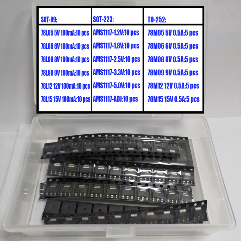 Ams1117 Module - Набор регуляторов напряжения SMD SOT89 SOT223