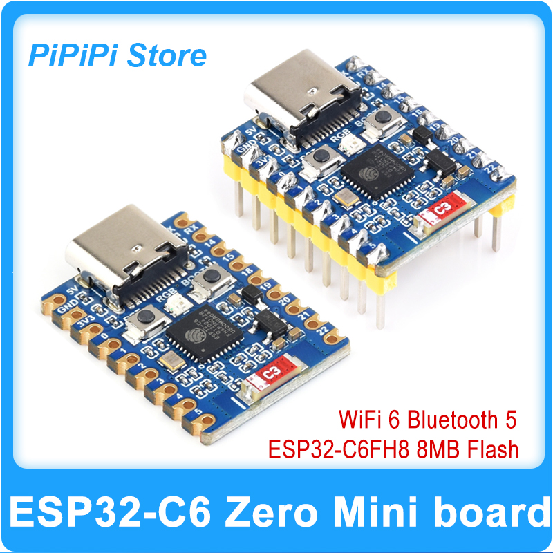Antenna 2.4Ghz - Плата для разработки ESP32-C6 Zero Super