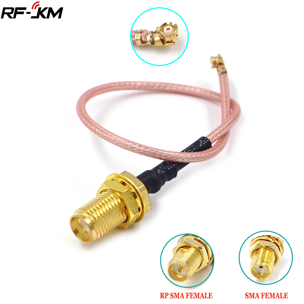 Ipex Connector - Кабель-переходник U.FL на RP-SMA SMA (гнездо/штекер)