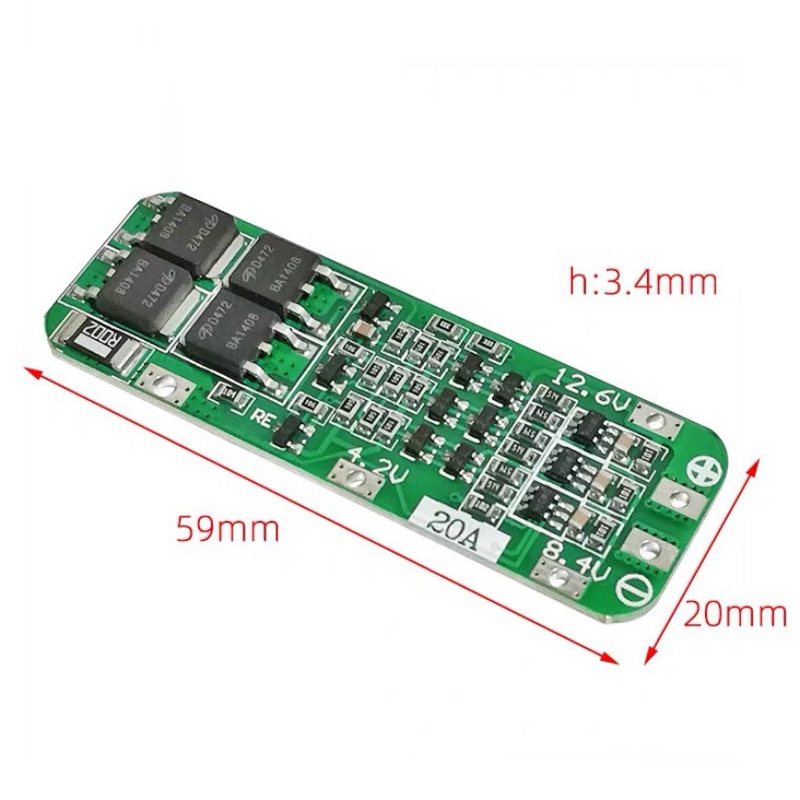 Плата защиты BMS 3S 20A 25W дл – обзор и цена Li Ion Charger Module