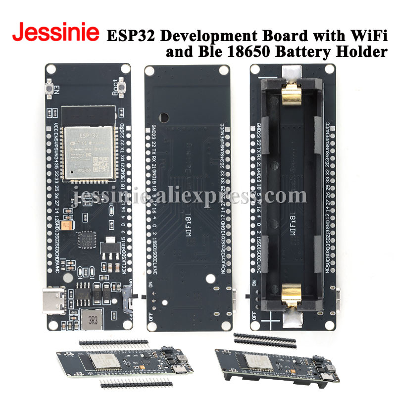 Плата разработки ESP32 с Wi-Fi – обзор и цена Esp32 Battery Holder Lipo