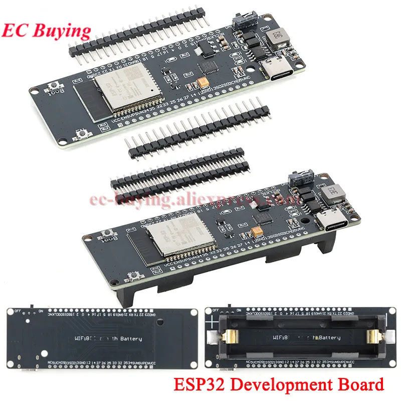 Плата для разработки модулей E – обзор и цена Esp32 Battery Holder Lipo