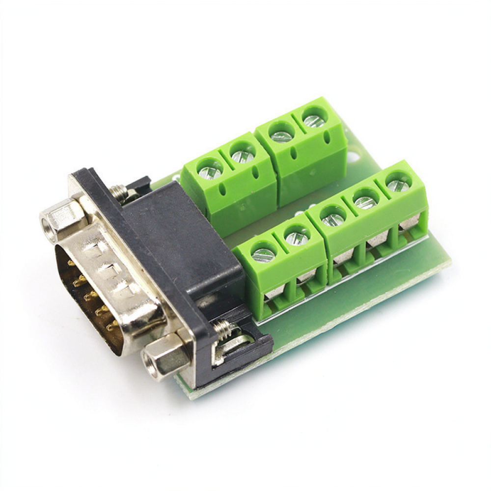 Беспаечный разъем DB9 для пром – обзор и цена Screw Terminal Block