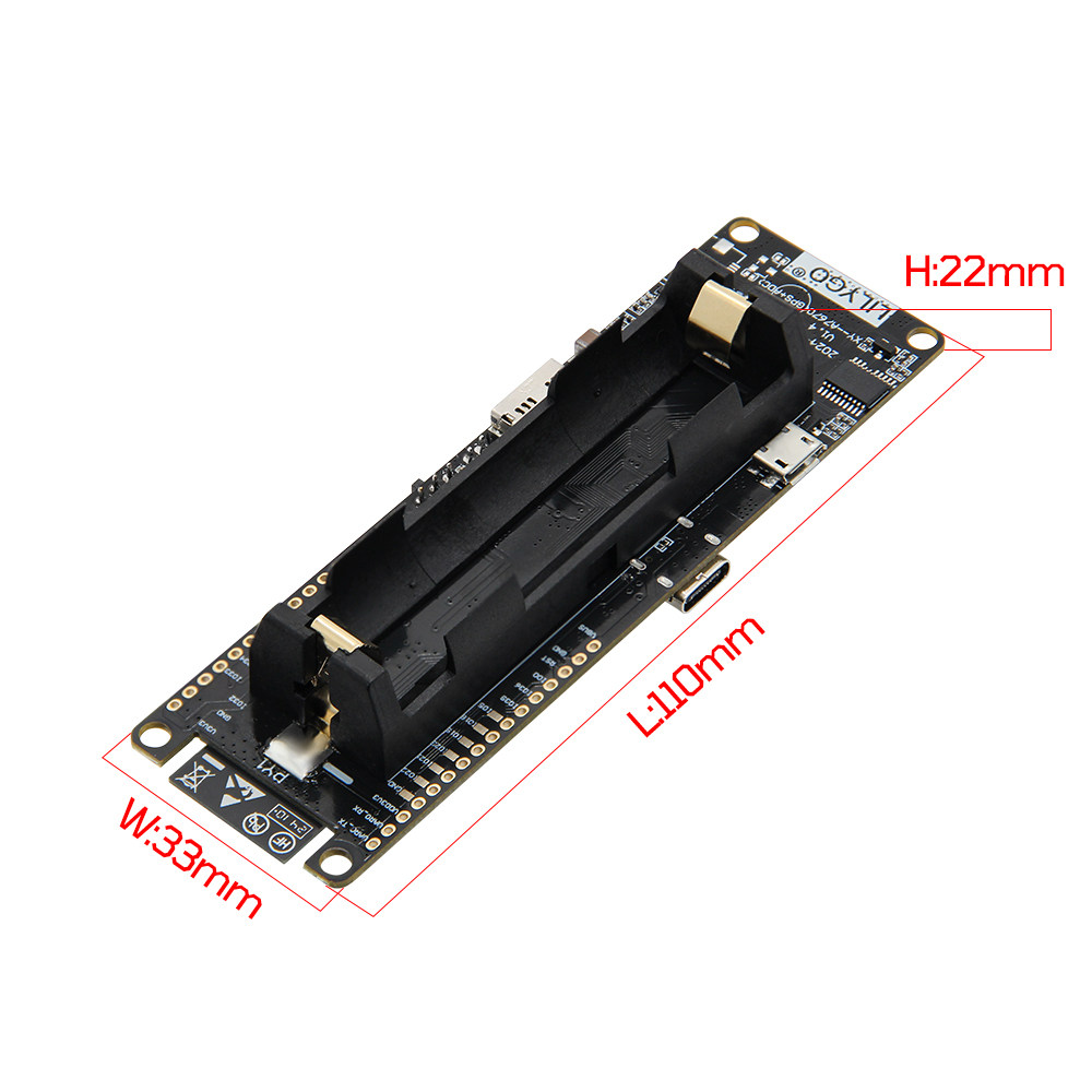 Модуль LILYGO T-A7670E ESP32,  – обзор и цена Esp32 Battery Holder Lipo
