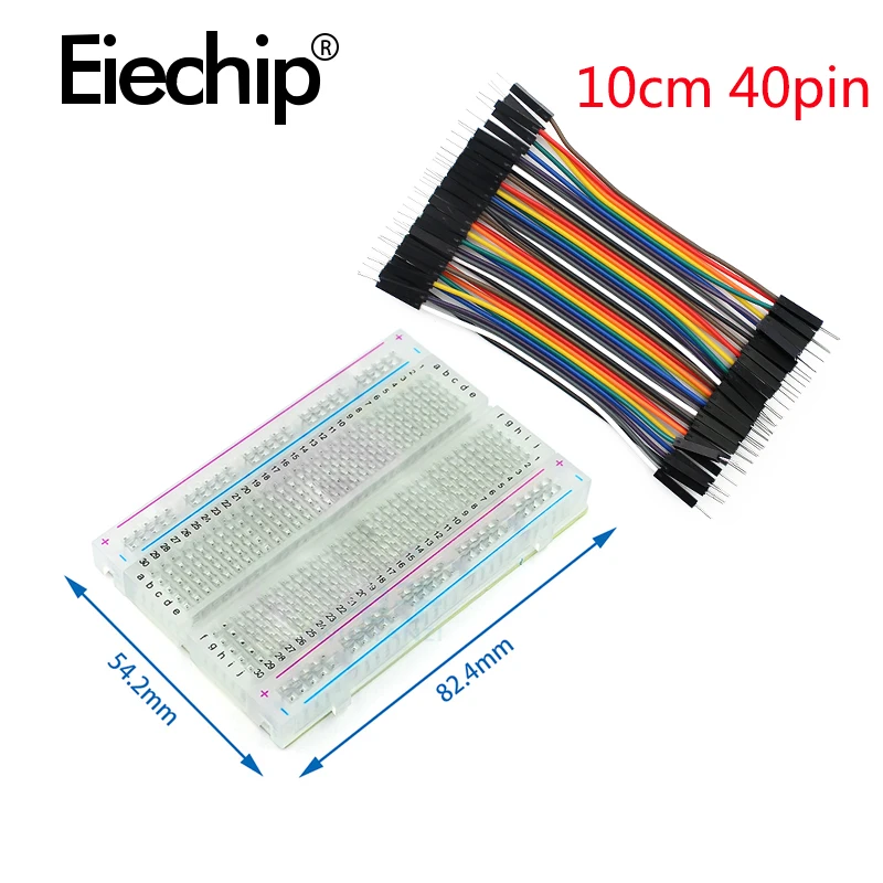 Макетная плата PCB без пайки,  – обзор и цена Breadboard 400 Point