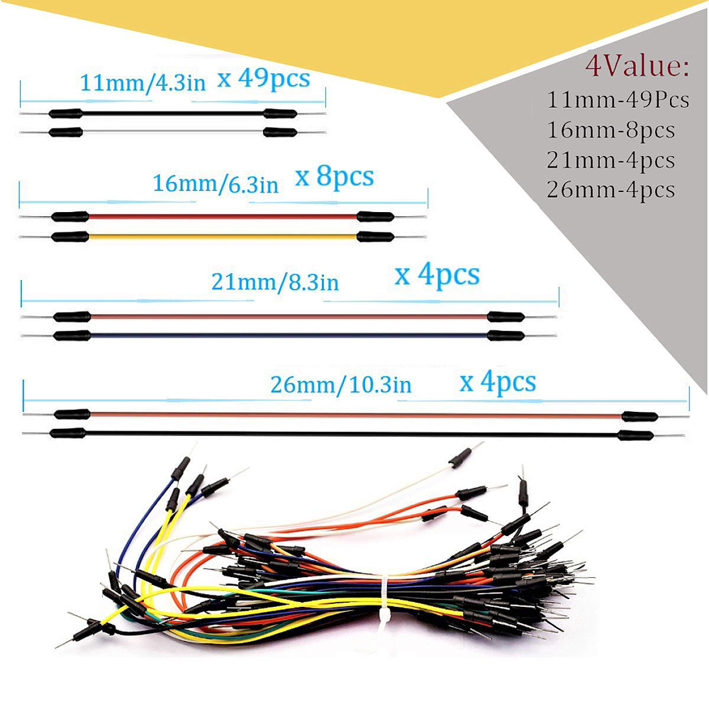 Комплект перемычек для макетно – обзор и цена Breadboard 400 Point